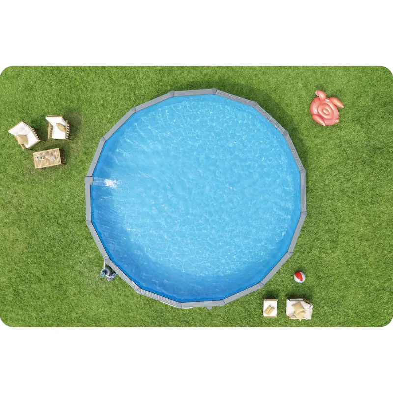 732 x 132 cm garden pool, panel design, suitable for year-round use