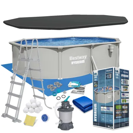 Year-round panel garden pool 500x366x122 cm, Bestway 56586