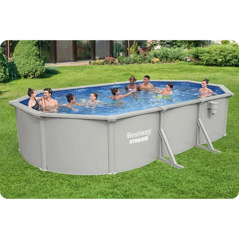 610x366x122 cm panel pool, durable material resistant to weather conditions