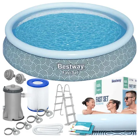 Garden frame pool 457 x 107 cm made of durable PVC, perfect for summer fun