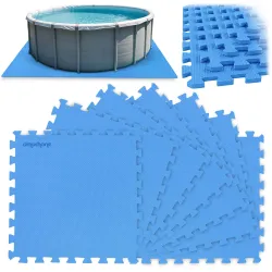 Foam mat under pool puzzle 50 x 50 cm 8 pcs