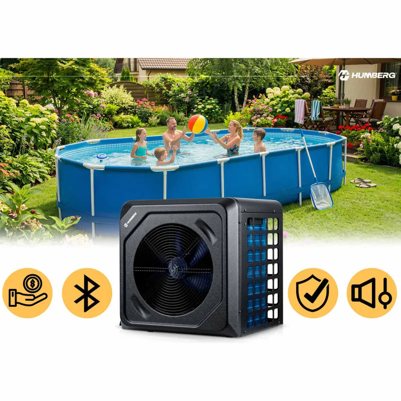 Modern 3kw heat pump for spa, perfect for all seasons