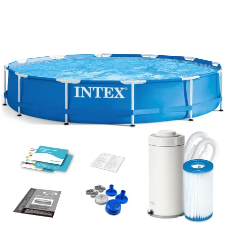 Garden pool frame 366 x 76 cm, durable material, perfect for outdoor use