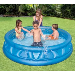 Inflatable capsule pool, great for outdoor summer activities