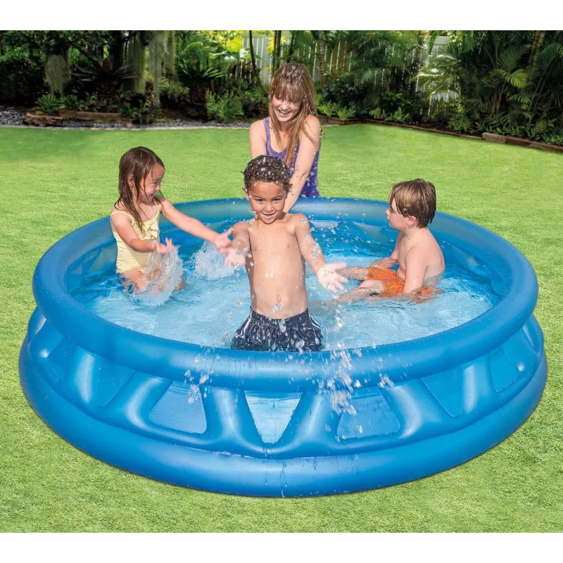 Inflatable capsule pool, great for outdoor summer activities