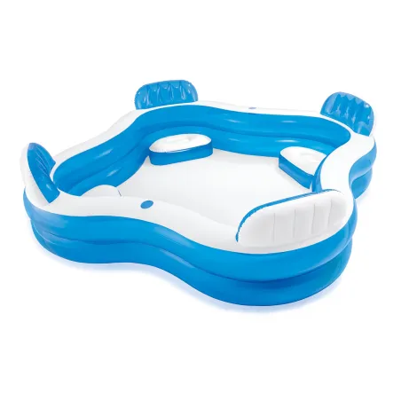 Inflatable pool with seats 229 x 229 x 66 cm, perfect for summer fun