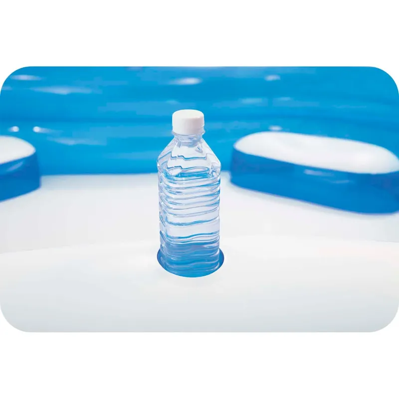 Durable inflatable pool made from sturdy material for long-lasting use
