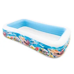 Inflatable Fish Pool 305 x 183 x 56 cm INTEX 58485