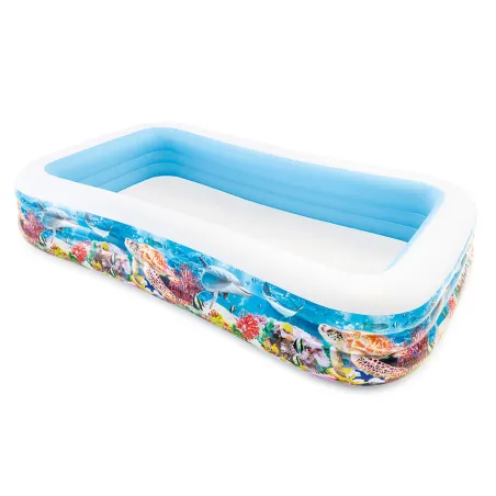 Inflatable fish pool 305 x 183 x 56 cm, perfect for summer fun