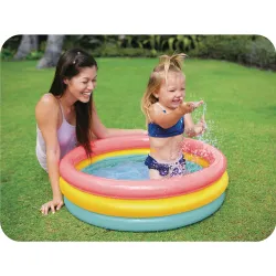 Inflatable kiddie pool 86 x 25 cm, fun for kids on hot days