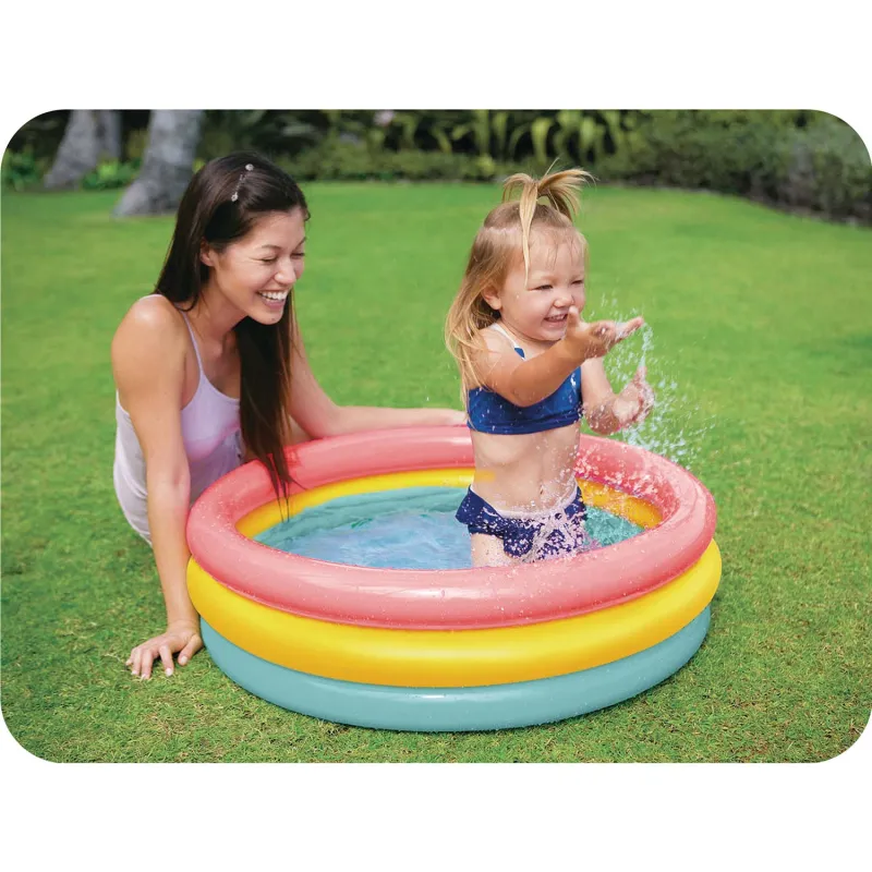 Inflatable kiddie pool 86 x 25 cm, fun for kids on hot days