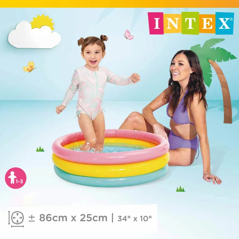 Inflatable kiddie pool 86 x 25 cm, perfect for outdoor play for kids