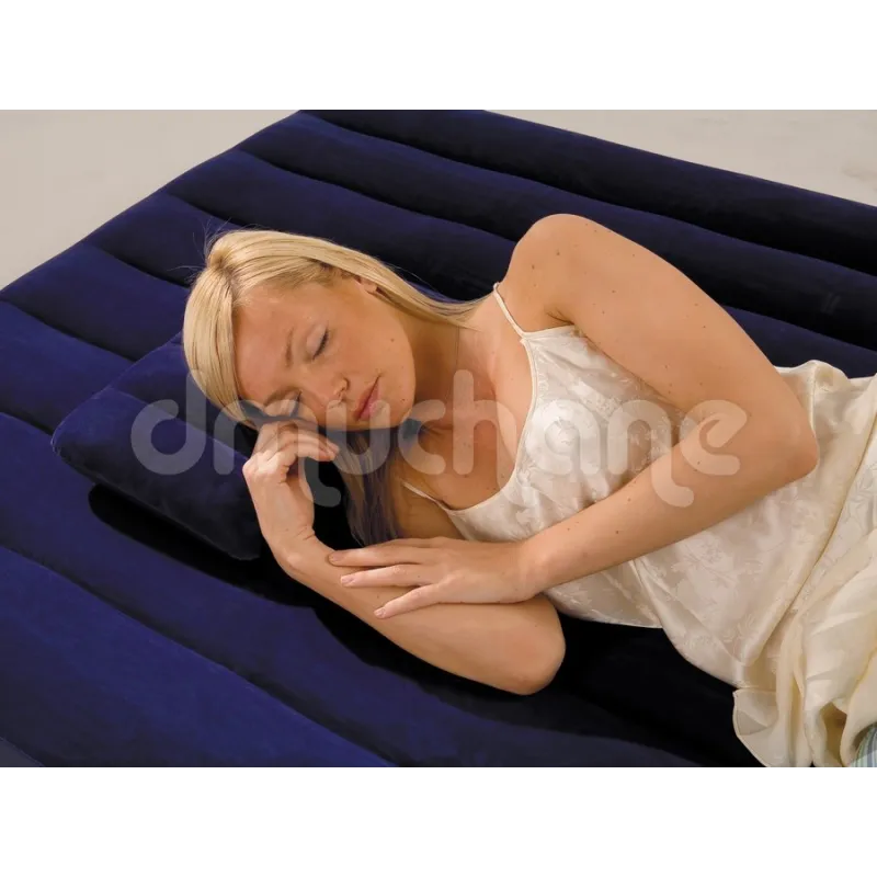 Super inflatable pillow 43 x 28 x 9 cm, great for use in the garden or at the beach