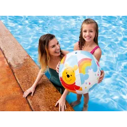 Colorful 51 cm inflatable ball, great for outdoor play and summer fun