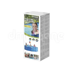 INTEX 28200 frame pool 305 x 76 cm, perfect for summer relaxation in the garden
