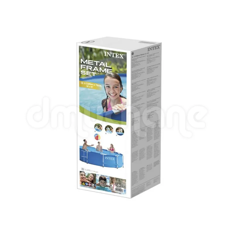 INTEX 28200 frame pool 305 x 76 cm, perfect for summer relaxation in the garden