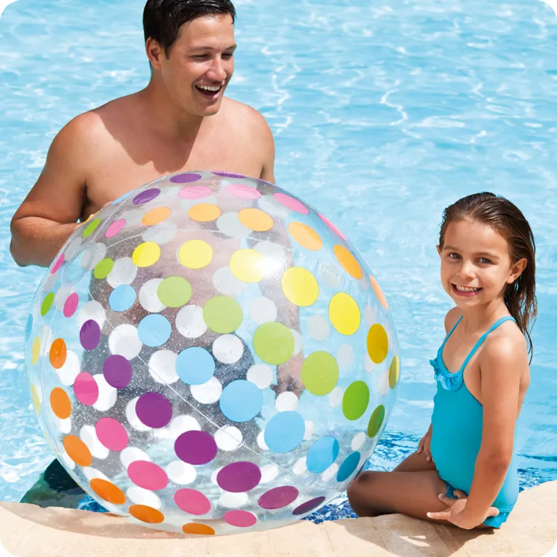 Inflatable beach ball 107 cm, perfect for garden playtime