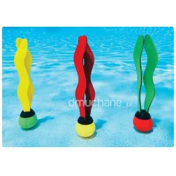Green diving toys, perfect for water play and swimming activities