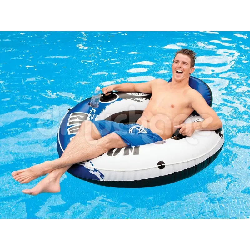 Colorful swimming chair, perfect for relaxing in the pool