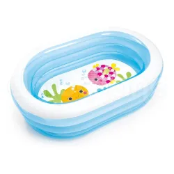 Durable material in the inflatable oval pool for long-lasting use