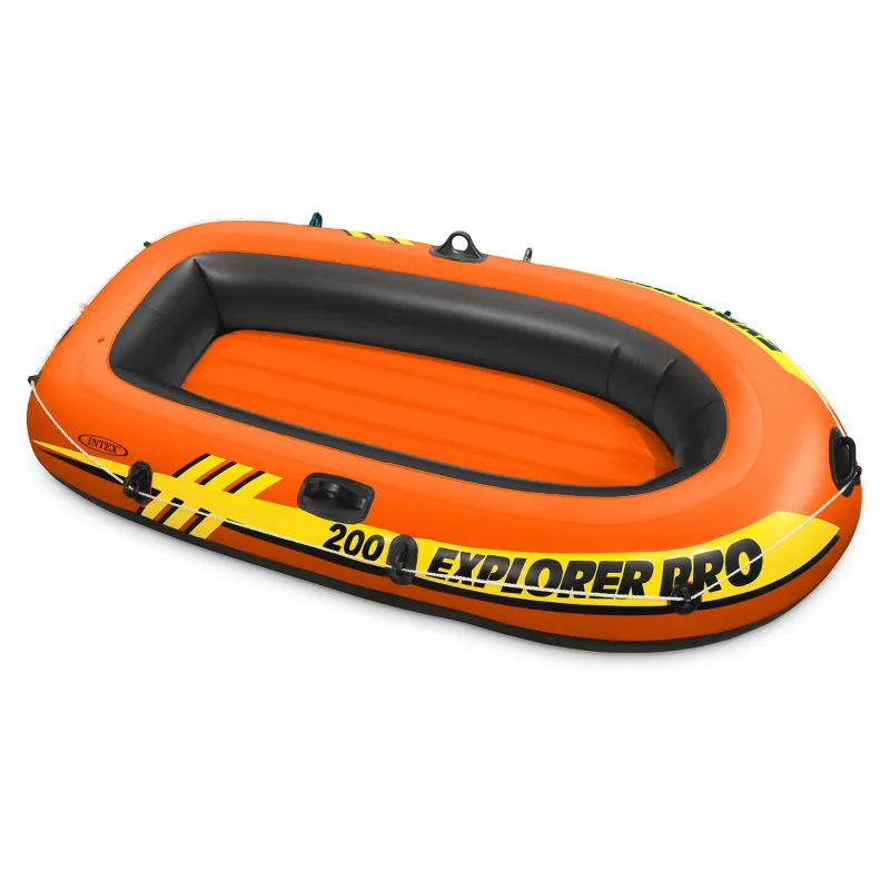 Intex Explorer PRO 200 inflatable boat, 196 x 102 x 33 cm, perfect for water fun