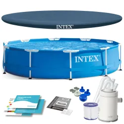 INTEX 28202 Garden Frame Pool 305 x 76 cm 4-in-1 Set