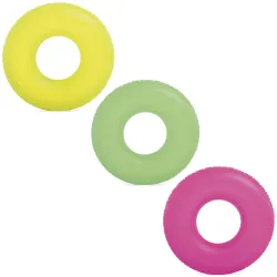 Neon Swimming Ring 91 cm Ø - 3 Colors INTEX 59262 Yellow