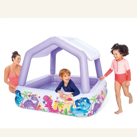 Inflatable pool with canopy Aquarium 157 cm, perfect for outdoor fun