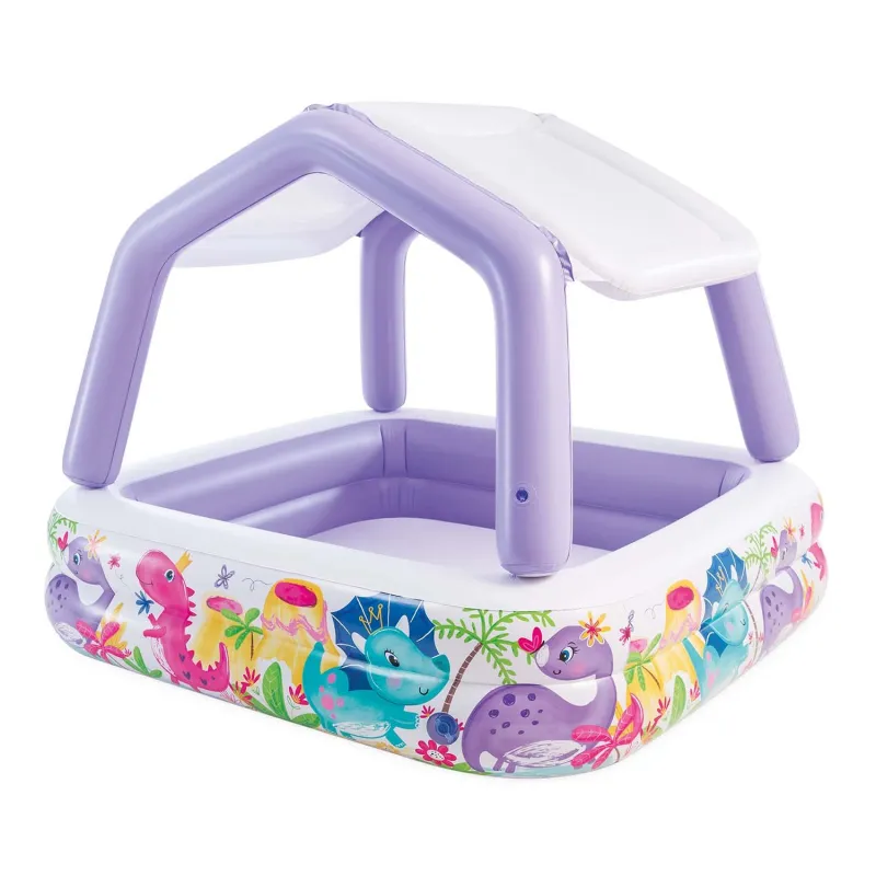Colorful inflatable pool Aquarium 157 cm, great for kids