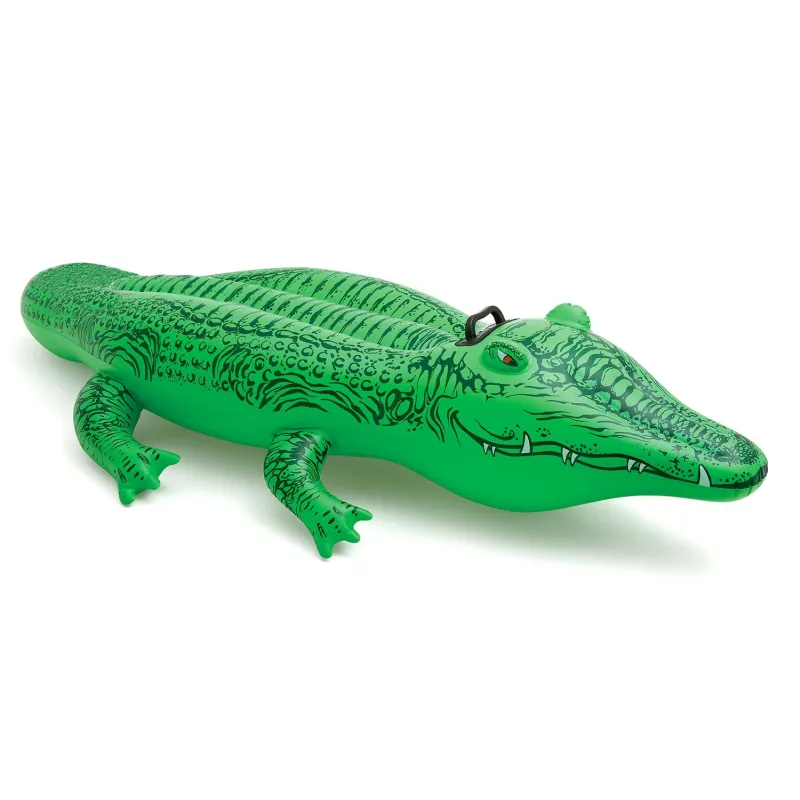 Inflatable crocodile float 168 x 86 cm, water toy INTEX 58546