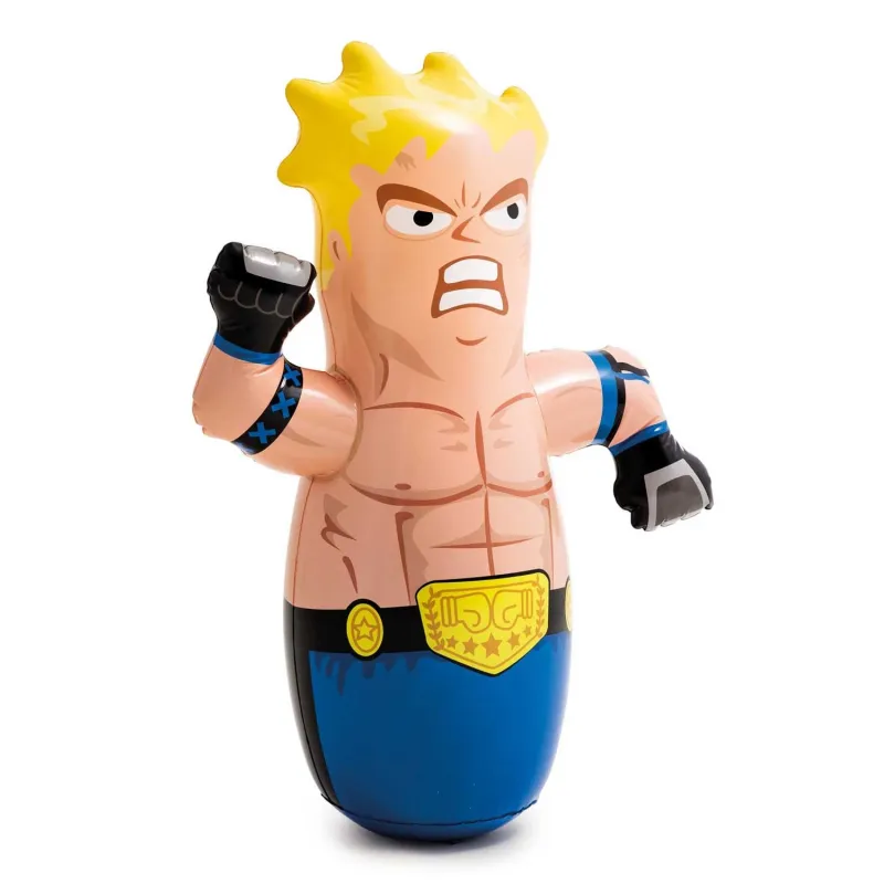 Blue inflatable training bag, great for outdoor fun