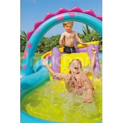 Dinosaur play center, perfect for summer fun in the garden