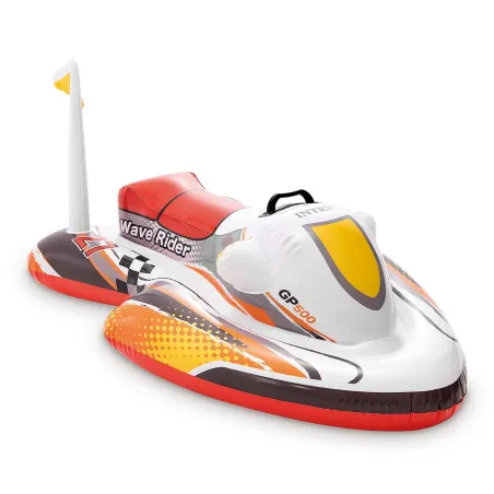 Inflatable scooter toy 117 x 77 cm, colorful inflatable plaything for kids