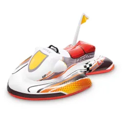 Inflatable scooter toy 117 x 77 cm, perfect for garden playtime