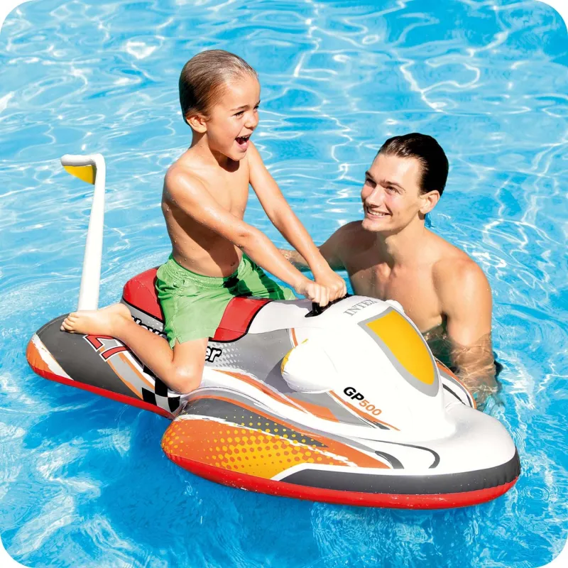 Inflatable scooter toy 117 x 77 cm, made from durable material