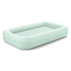 Inflatable airbed for kids made of soft material, easy to carry and store