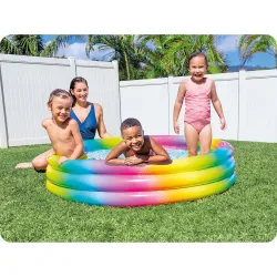 Children's pool Geometry in vibrant colors, great for outdoor play