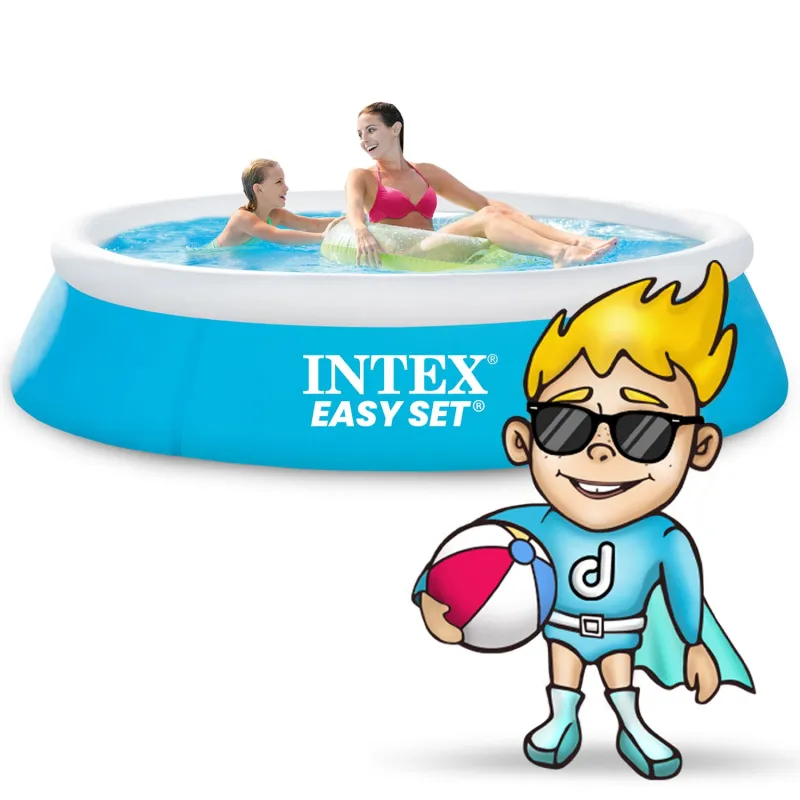 Kids pool 183 x 51 cm, colorful and easy to use, perfect for summer days