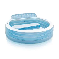 Inflatable Pool with Bench 229 x 218 x 79 cm INTEX 57190