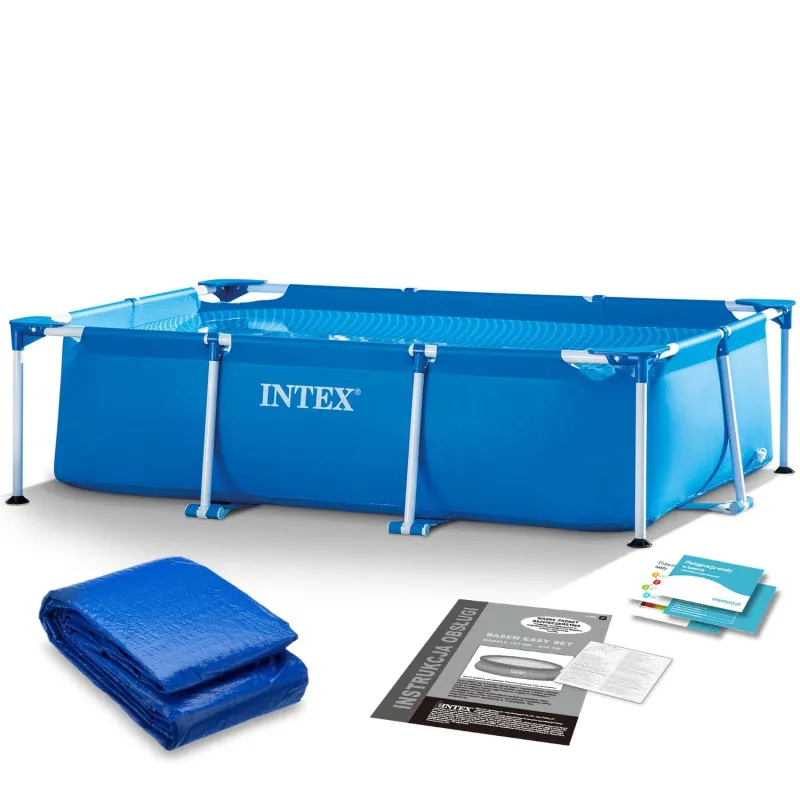 2-in-1 frame pool 220 x 150 x 60 cm for outdoor use