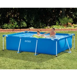 Blue frame pool 260 x 160 x 65 cm for refreshing summer days