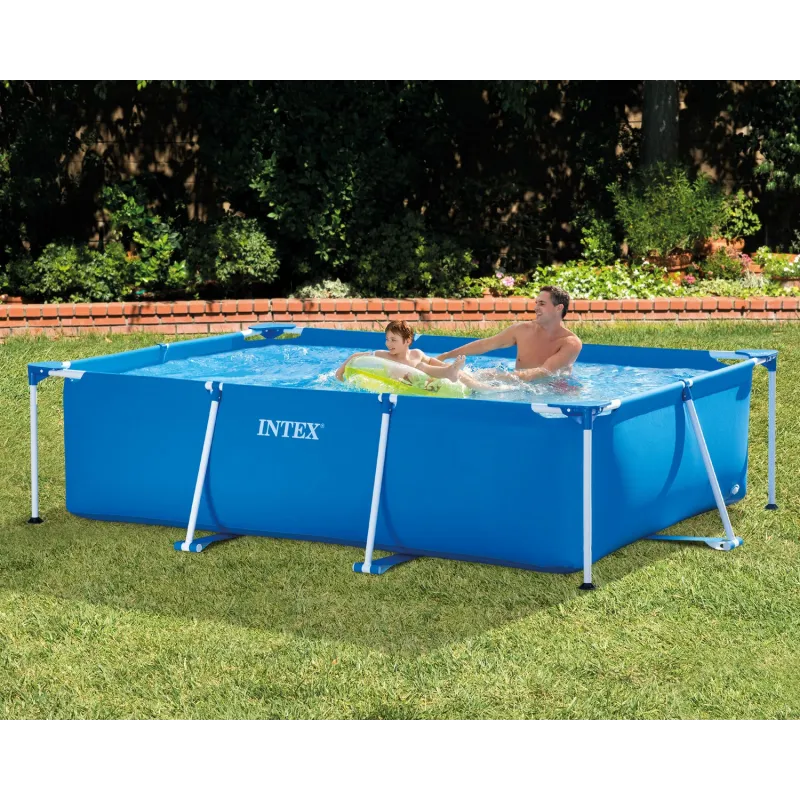 Blue frame pool 260 x 160 x 65 cm for refreshing summer days