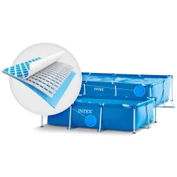 Relaxing garden frame pool 260 x 160 x 65 cm for outdoor leisure