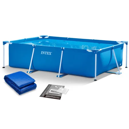 300 x 200 x 75 cm garden frame pool 2in1 set for outdoor use