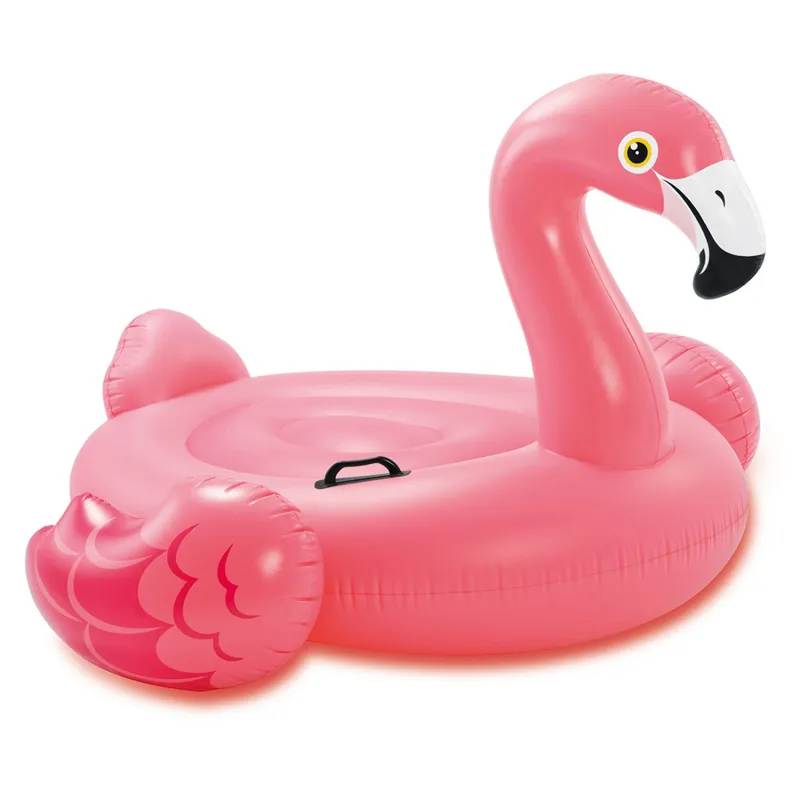 Inflatable flamingo island 142 x 140 x 94 cm, vibrant water float