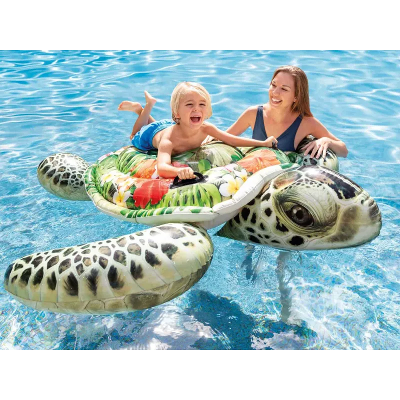 Made of durable material, turtle swimming toy 191 x 170 cm