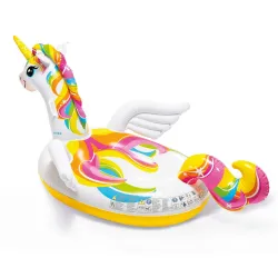 Inflatable unicorn 201 x 140 x 97 cm, perfect for garden or pool fun