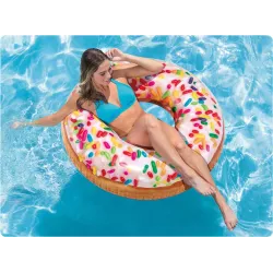 Donut swimming ring 99 cm, perfect for garden and pool fun