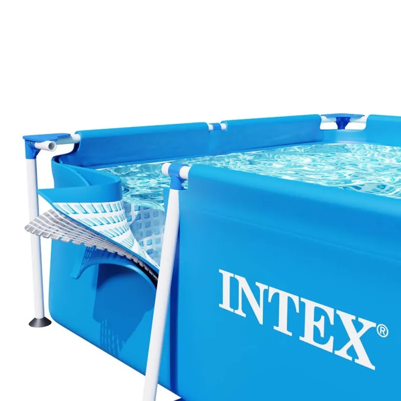 Durable garden frame pool made from sturdy materials, safe for family use