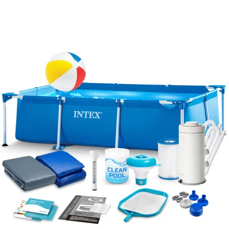 15-in-1 garden frame pool 260 x 160 x 65 cm INTEX 28271 with accessories